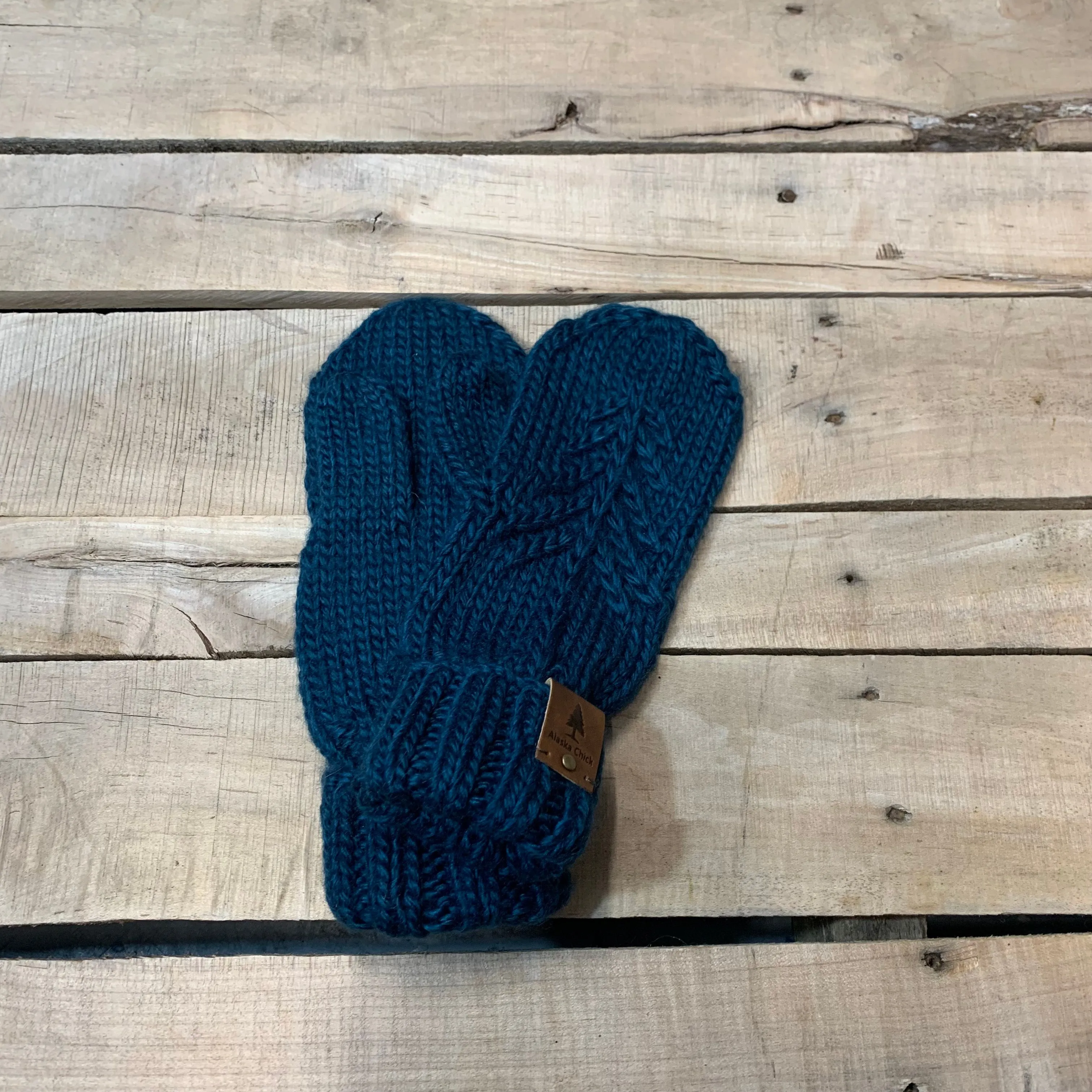 Single Tree Mittens - Fleece-Lined!