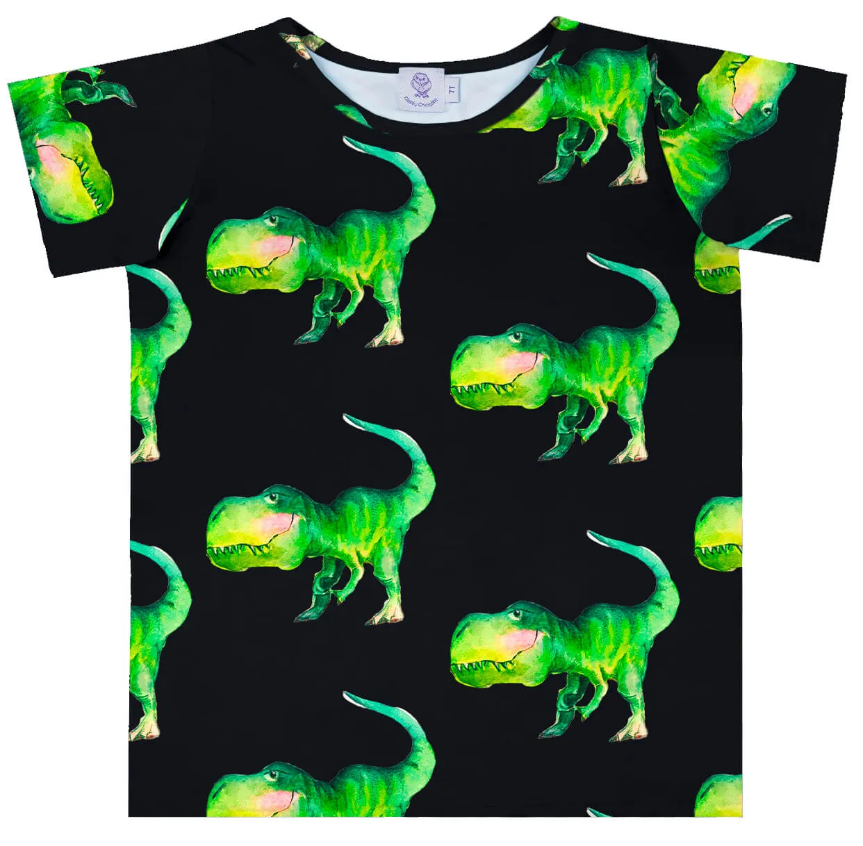 Smiling Dinosaur Short Sleeve Tee