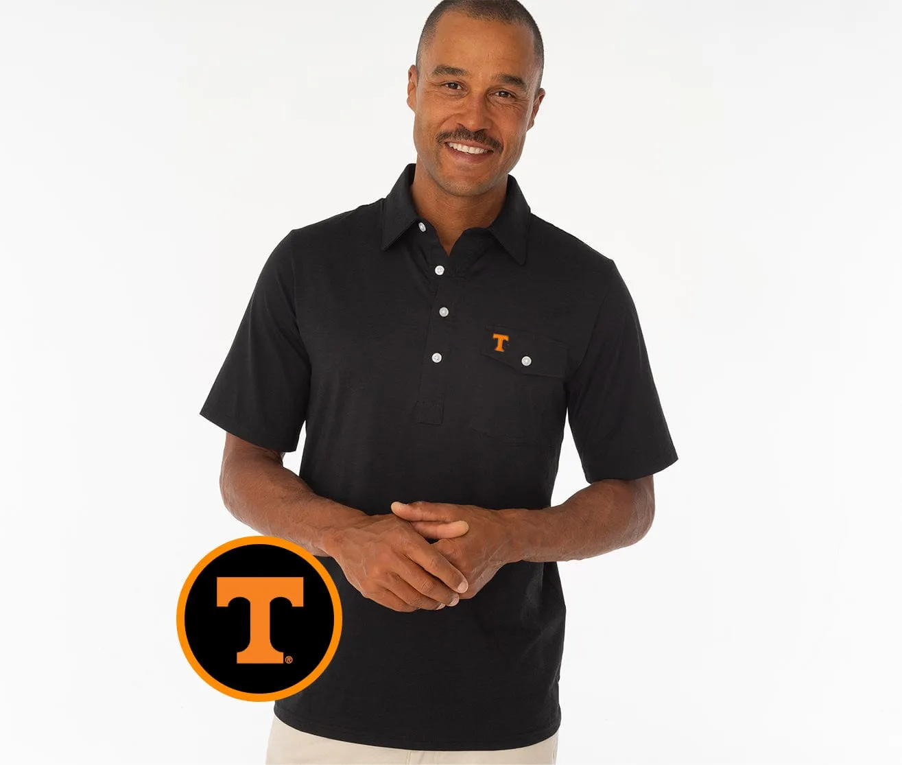 Tennessee - Coach's Performance Players Shirt - T - Black