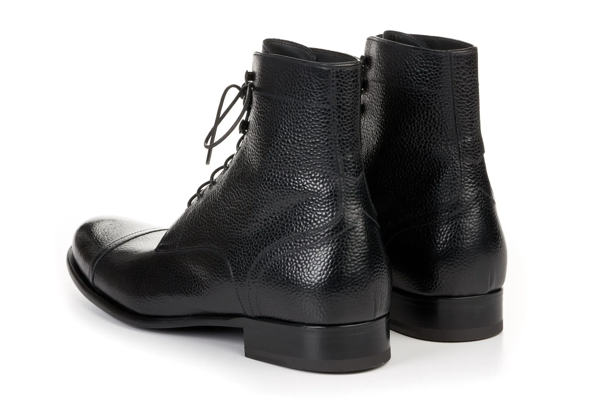 The Jackman Cap-Toe Boot - Nero