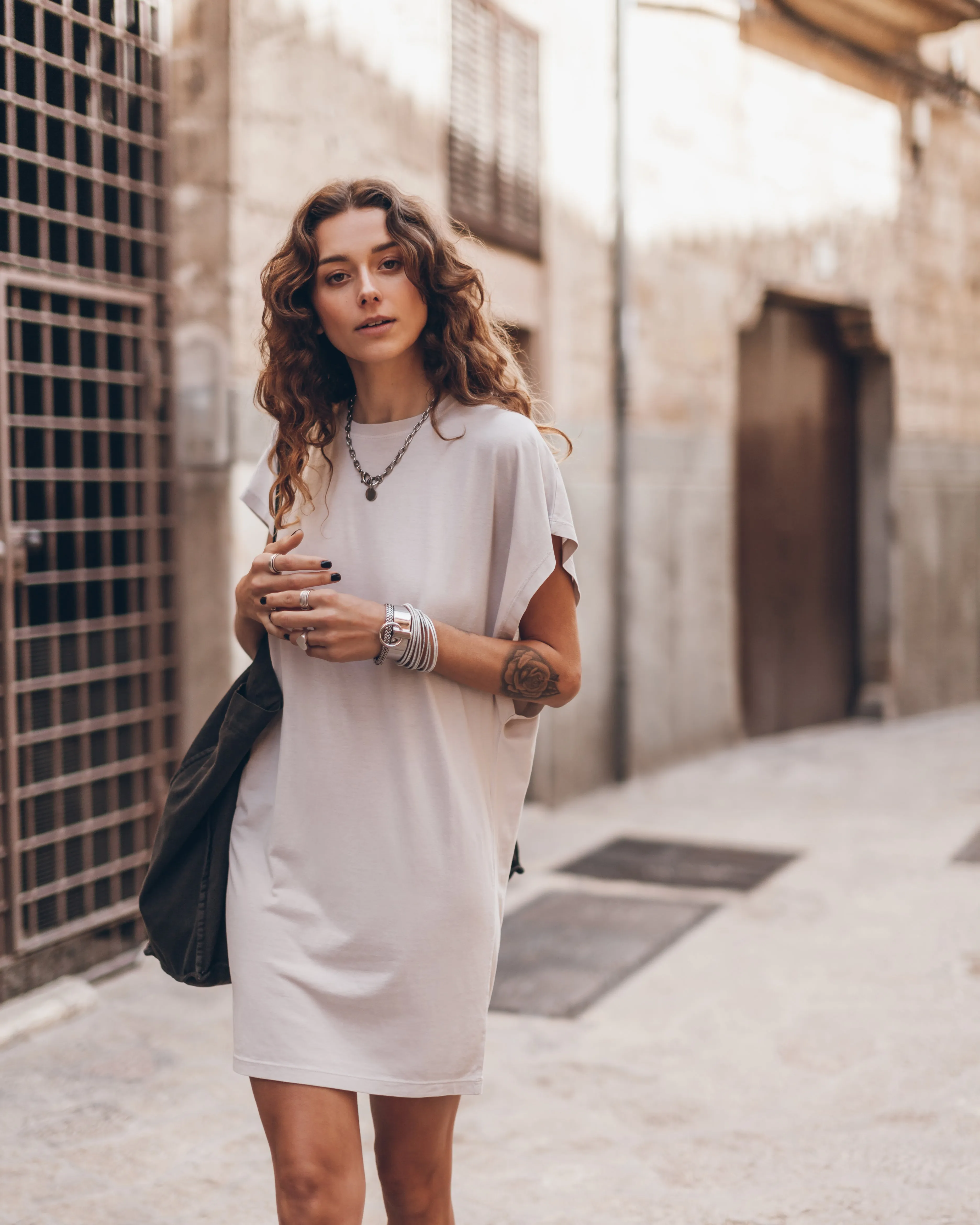 The Light Short Batwing Dress