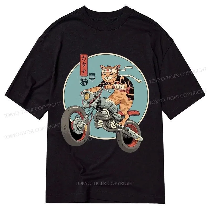 Tokyo-Tiger Catana Motorcycle Classic T-Shirt