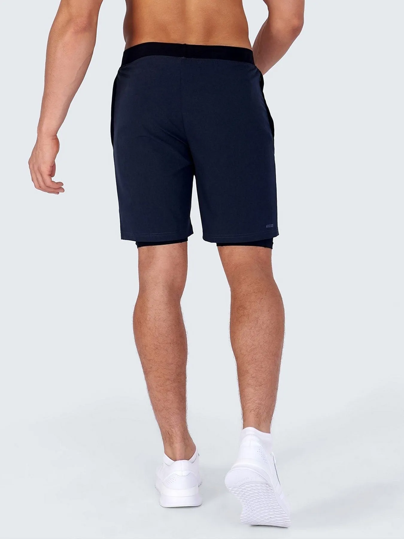 Utility 2-in-1 Running Short For Men With Side Zip Pockets, Internal Compression Lining With Pocket & Elastic Waistband