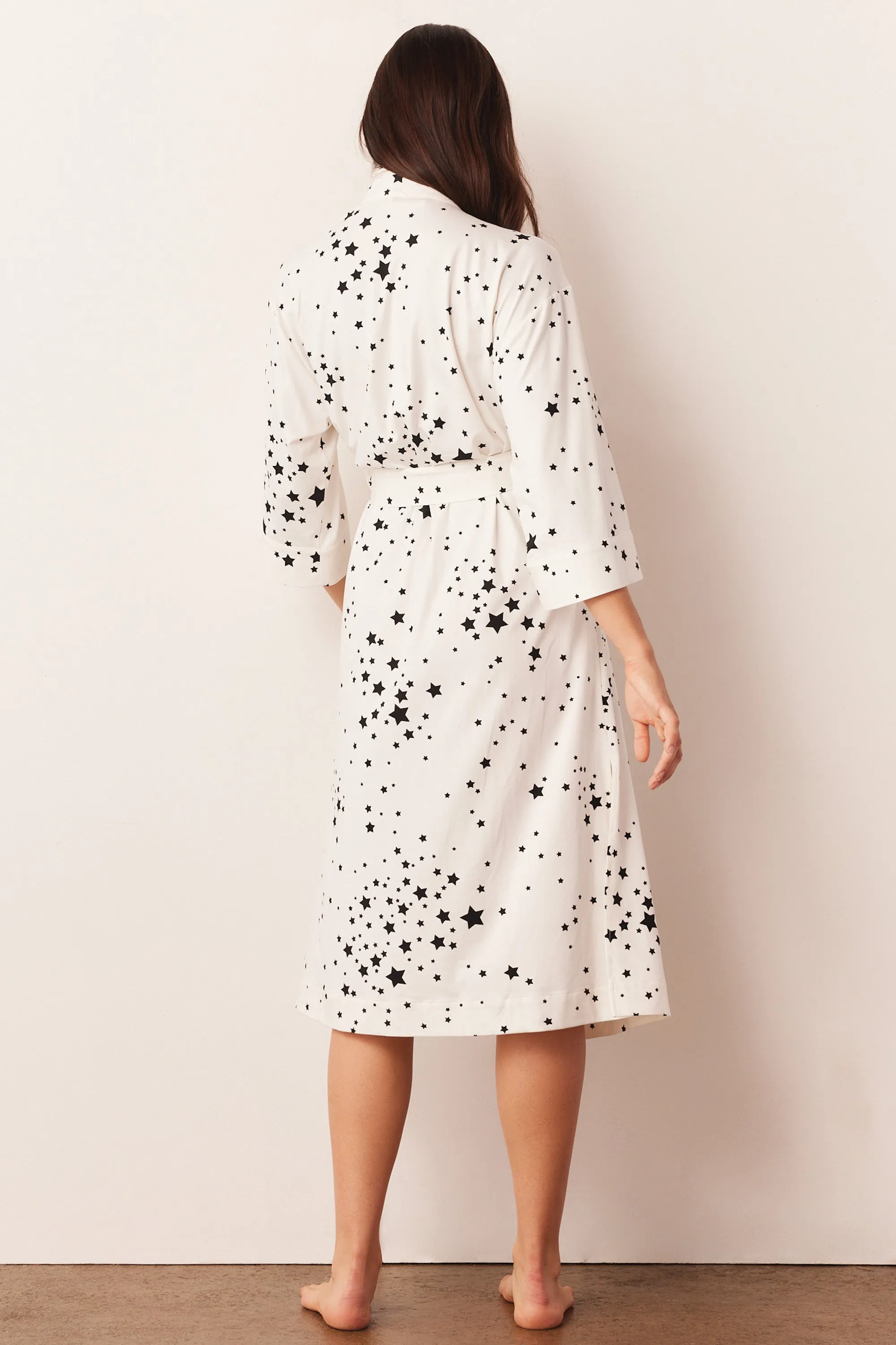 Vera Midi Robe | White Stars