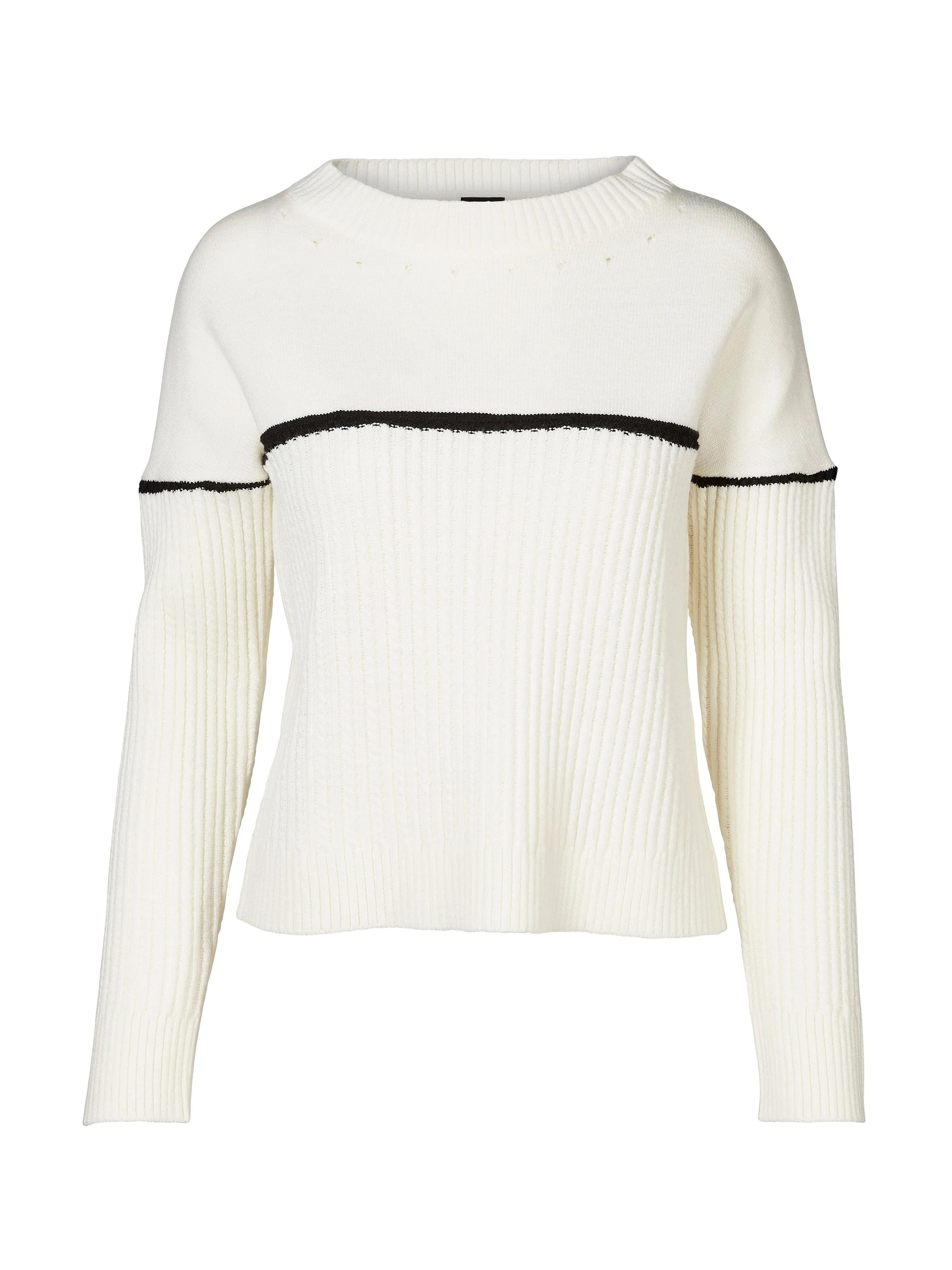 VINCA knit blouse - Creme