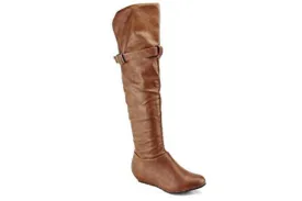 Women's Karyn's BDW-11 Tall Ruched Over-the-Knee Wedge Boots