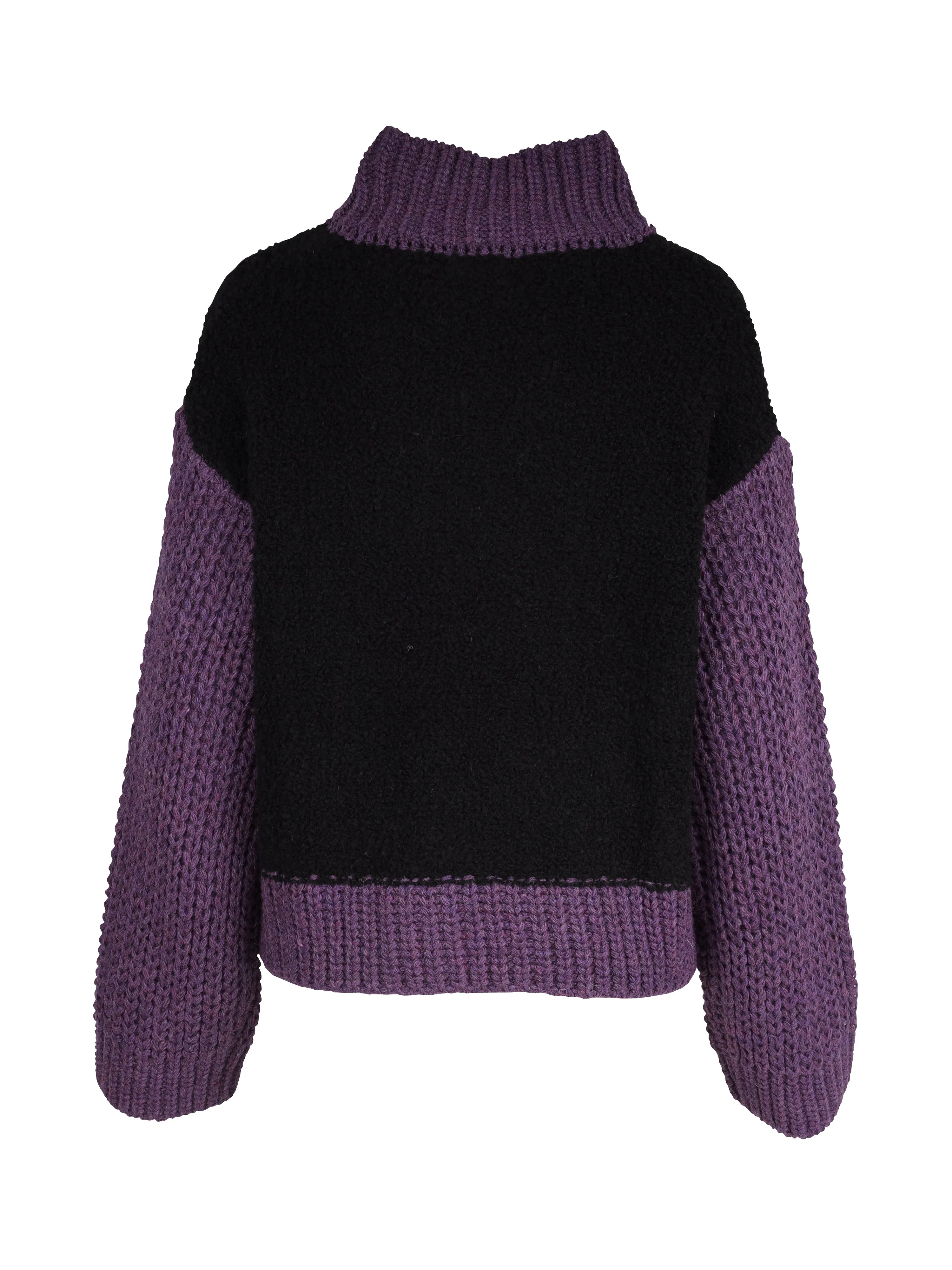 XELA knit sweater - Black mix