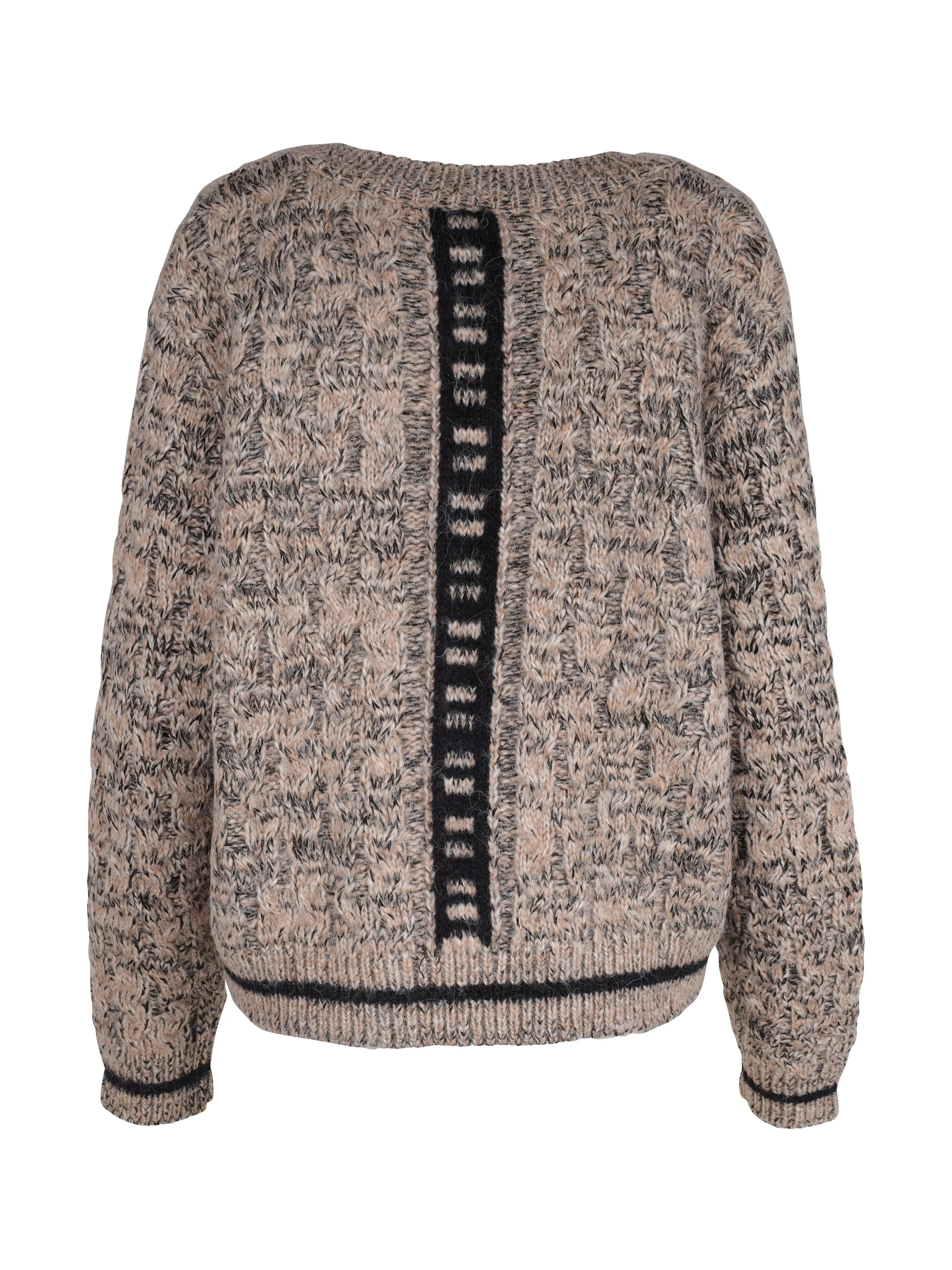 XIN knit sweater - Elm Wood mix